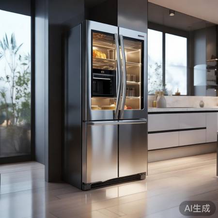 海尔冰箱，除霜照明，静音实用。