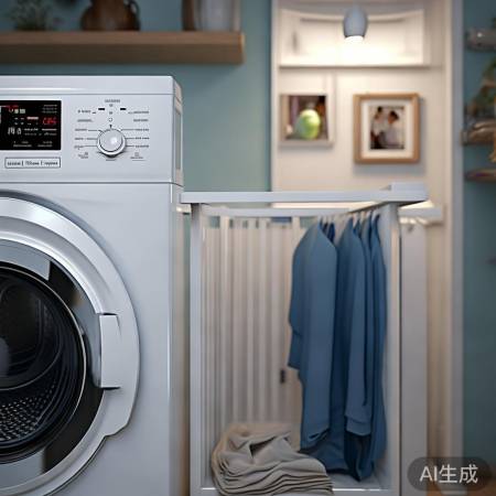 男子私房洗衣机，清洗新宠揭秘