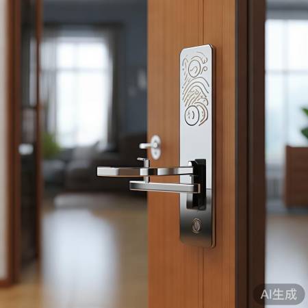 指纹锁时尚实用，安装服务优。