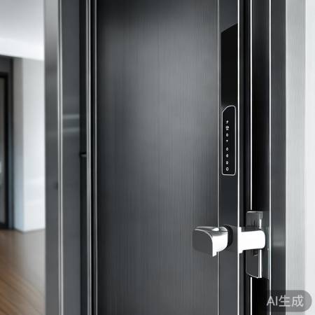 智能防盗门，智能锁面积计入。