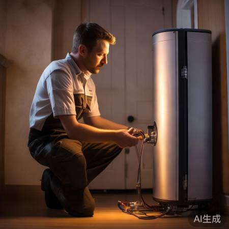 安装平板热水器，水电安全勿马虎