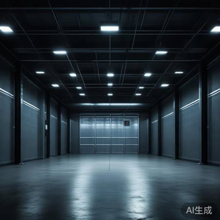 库房LED照明，安全节能防盗。