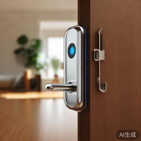 惠氏指纹锁8077，简约时尚家