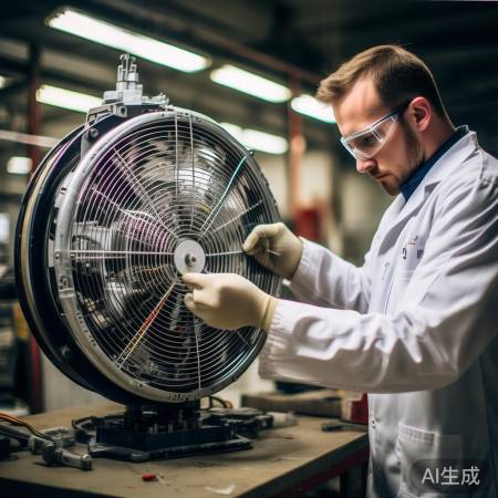 风机拆装技巧:透明胶带标记线路