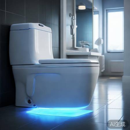 智能马桶自动报警，防漏无忧。