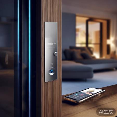 智能锁APP监控家门,科技生活