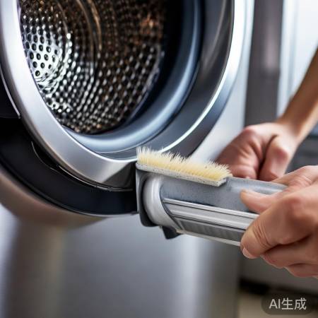洗衣机出水口清洁,确保排水顺畅