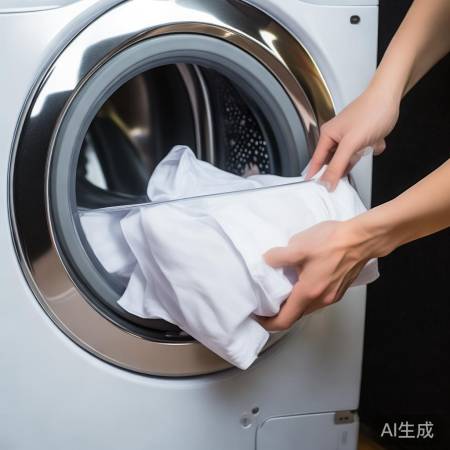 超净洗衣：先白后彩，一键启动！