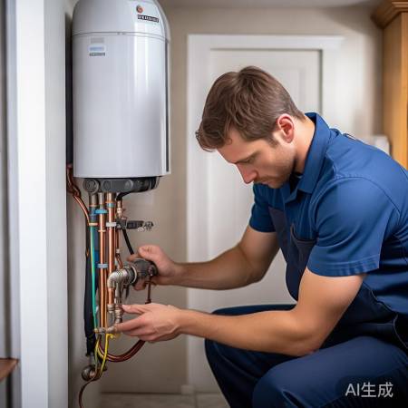 热水器接水管，别忘接地很重要