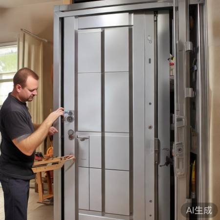 “防盗门支架安装教程，安全家装