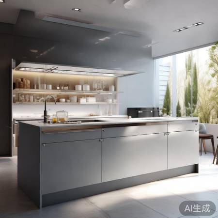 “简约大方消毒柜,厨房好帮手”