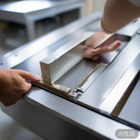 安装消毒柜门，检查密封与锁。