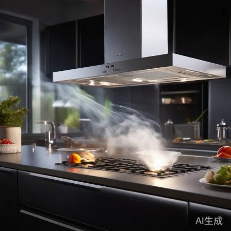 弗兰卡油烟机吸力强，厨房不油腻