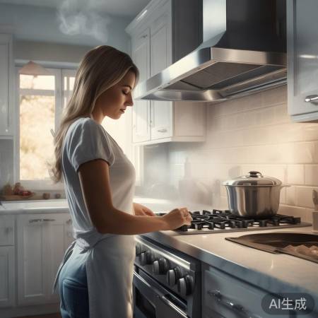 通风防油烟，油烟机正常用
