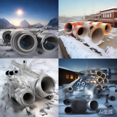 热胀冷缩原理致水管破裂变形