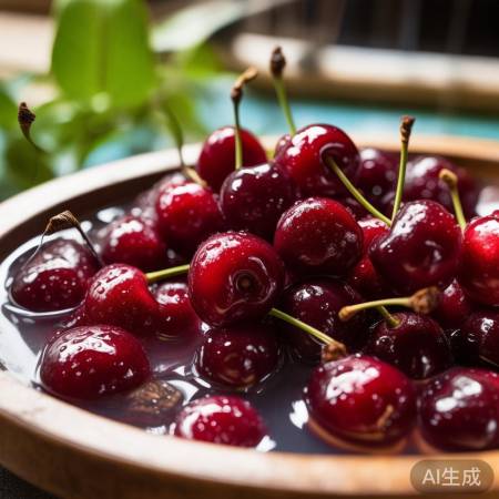 车厘子洗净,营养更佳!