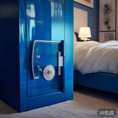 蓝色床头保险柜选购要点