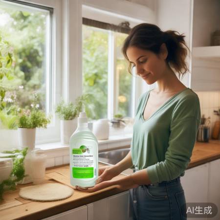 选用环保清洗剂，呵护厨房健康。