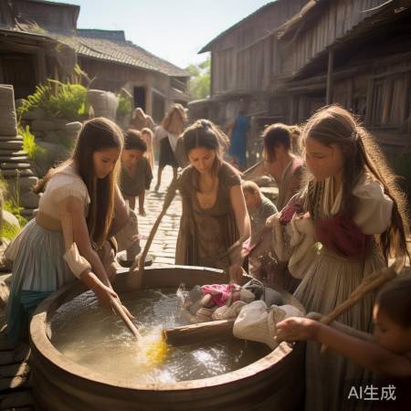 古洗衣讲究:日洗净衣,去渍为先