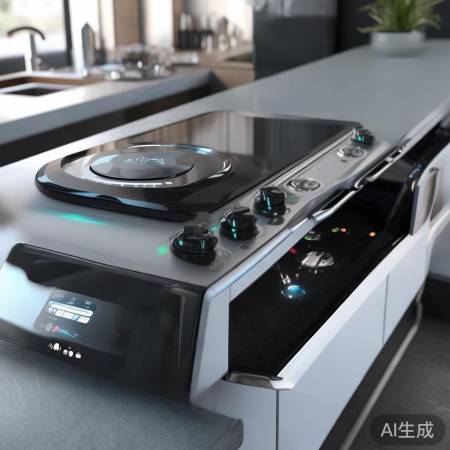 智能家居灶柜，便捷环保新趋势。