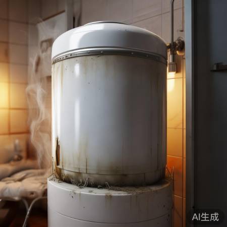 热水器内胆老化，水温不均匀。