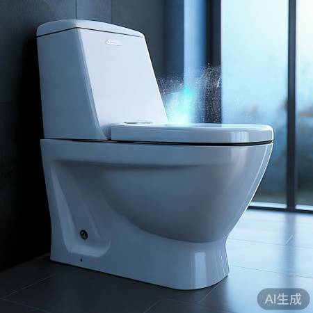 智能马桶除臭清洁,座圈自动烘干