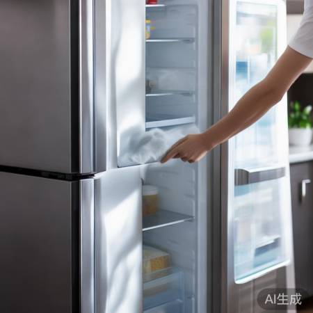定期清洁，检查门封，防冰箱故障
