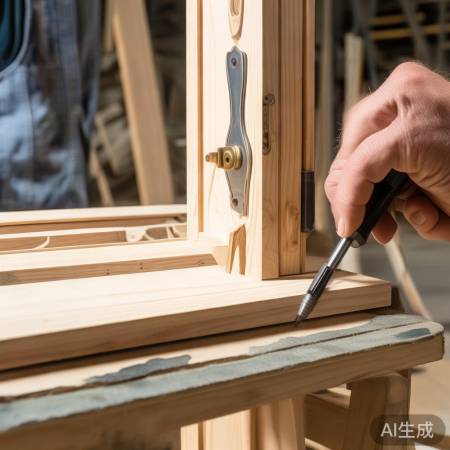 安装门板锁，确保开合顺畅。