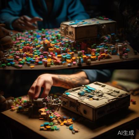 积木达人巧开保险柜，技巧惊人！