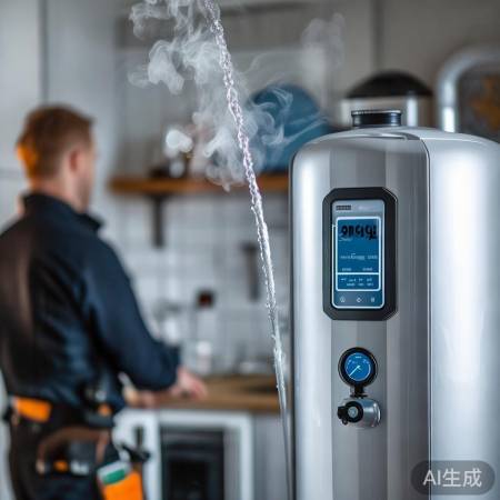 “供水压力波动影响水温，维修或