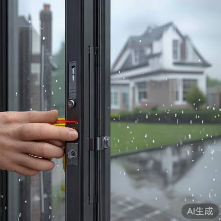 “安装规范：防盗门距地510m