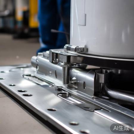 安装热水器支架，稳固支撑热水。