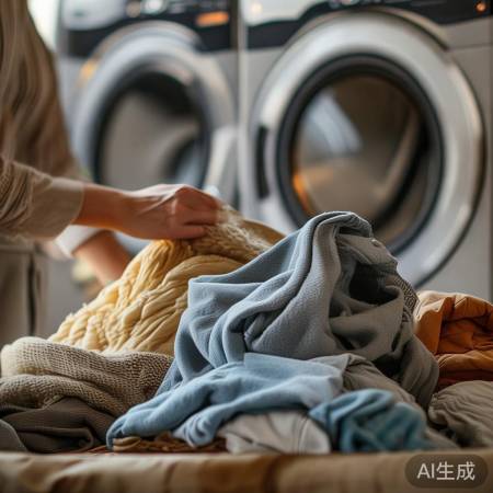 抖衣通风,低温烘干保形。